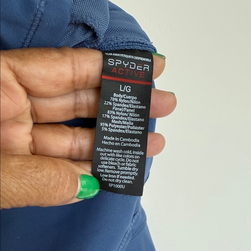 Spyder Active Blue Performance Top - image 5